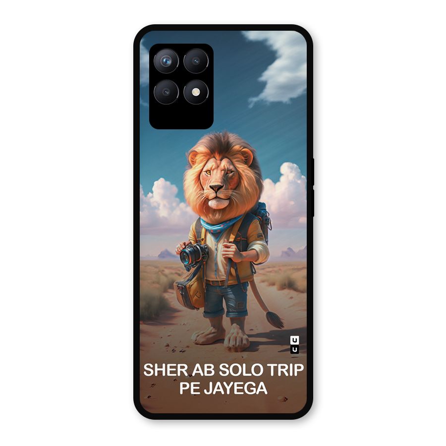 Sher Solo Trip Metal Back Case for Realme Narzo 50