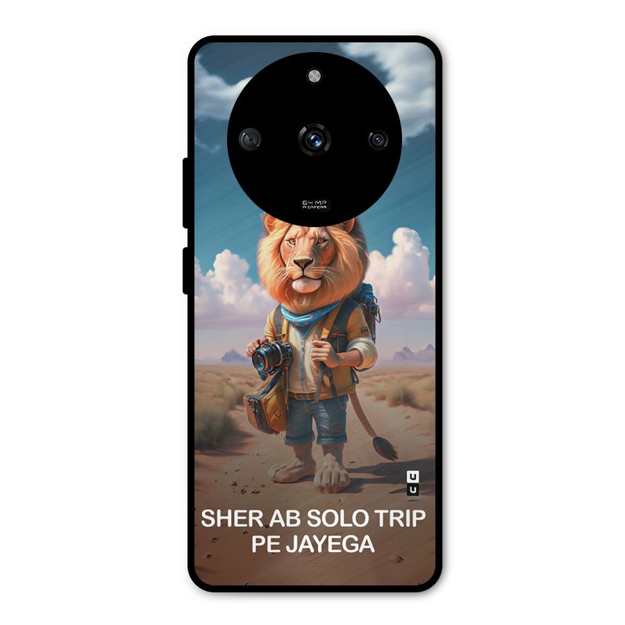 Sher Solo Trip Metal Back Case for Realme Narzo 60 5G