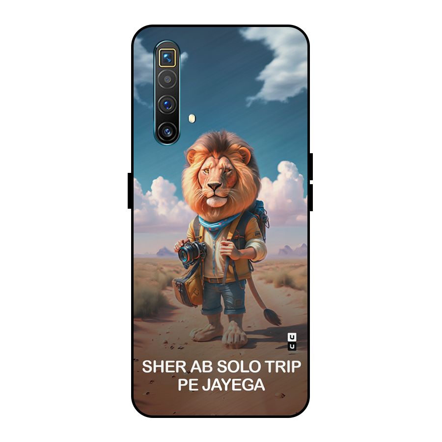 Sher Solo Trip Metal Back Case for Realme X3 SuperZoom