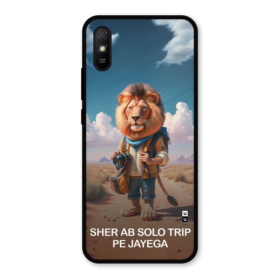 Sher Solo Trip Metal Back Case for Redmi 9a