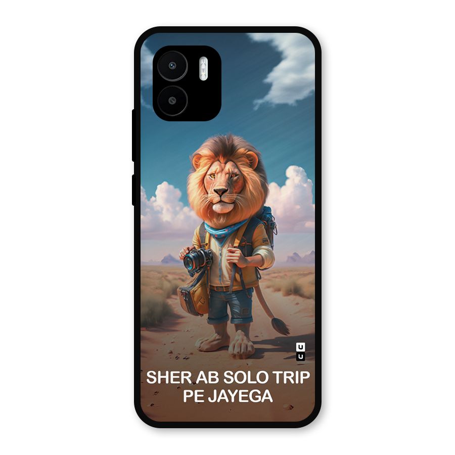 Sher Solo Trip Metal Back Case for Redmi A2
