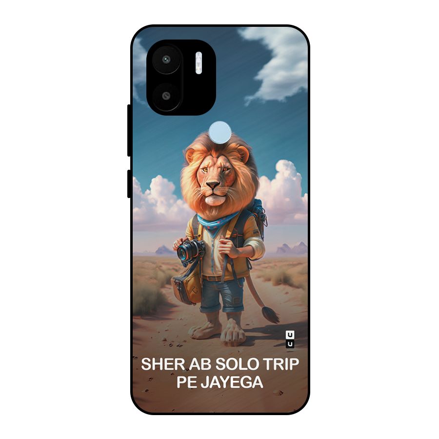 Sher Solo Trip Metal Back Case for Redmi A2 Plus