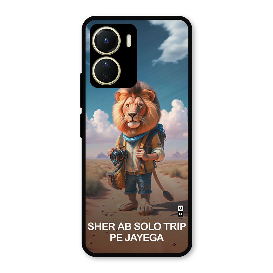 Sher Solo Trip Metal Back Case for Vivo T2x