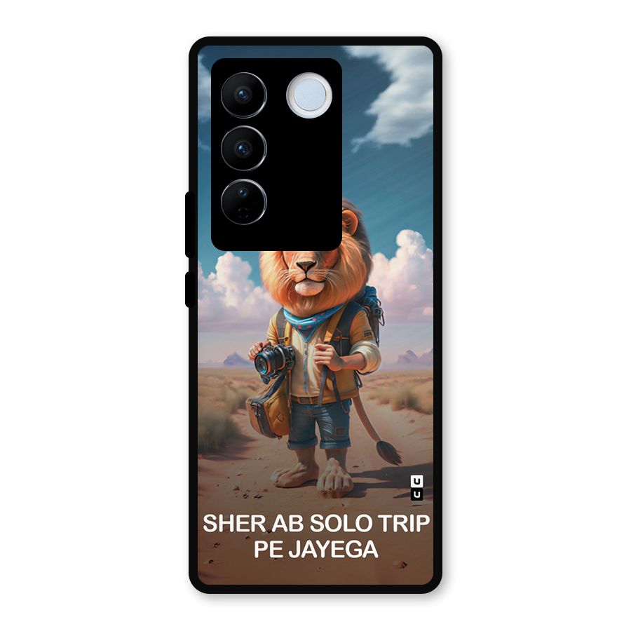 Sher Solo Trip Metal Back Case for Vivo V27