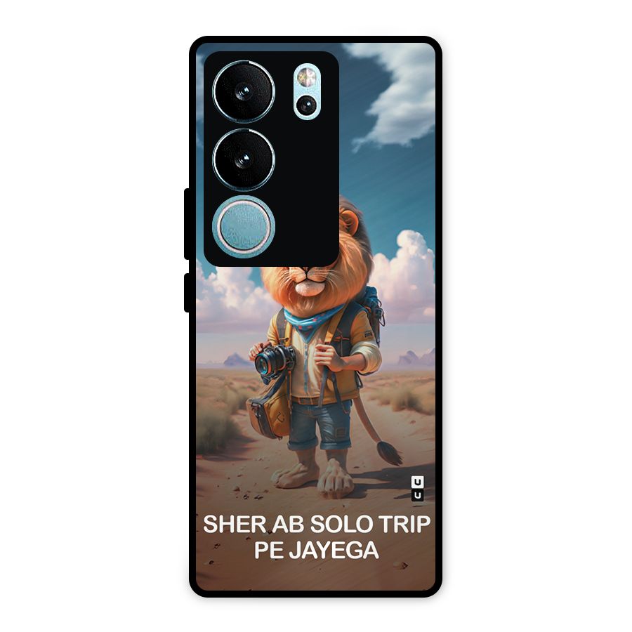 Sher Solo Trip Metal Back Case for Vivo V29