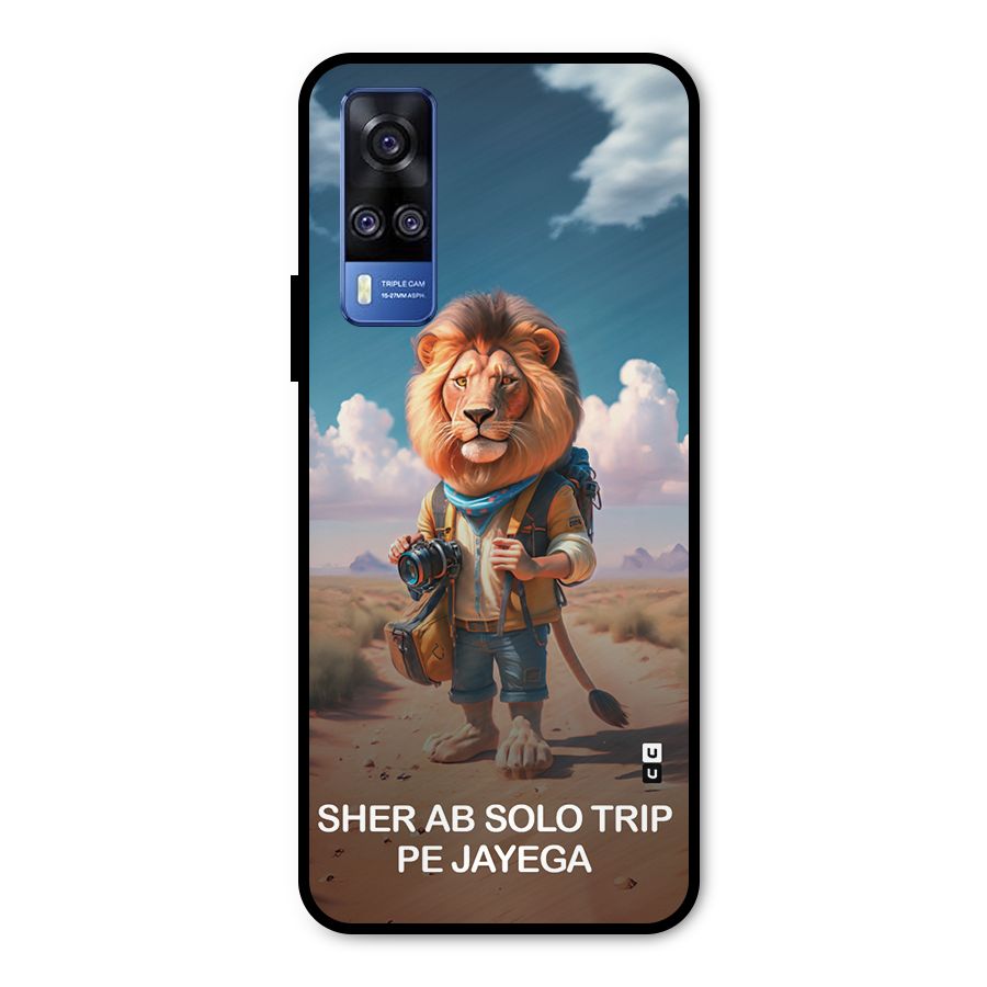 Sher Solo Trip Metal Back Case for Vivo Y31