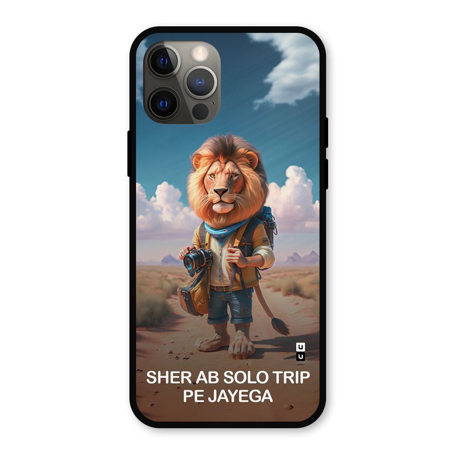Sher Solo Trip Metal Back Case for iPhone 12 Pro