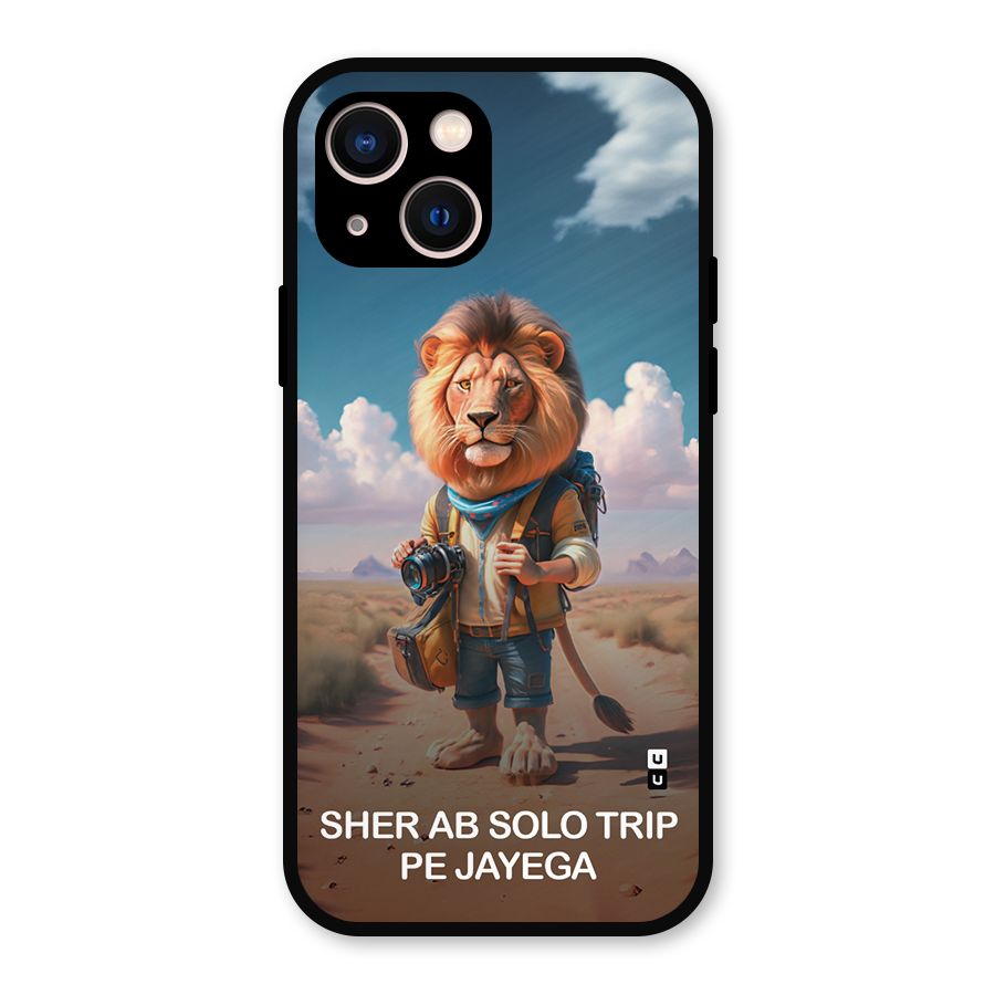 Sher Solo Trip Metal Back Case for iPhone 13