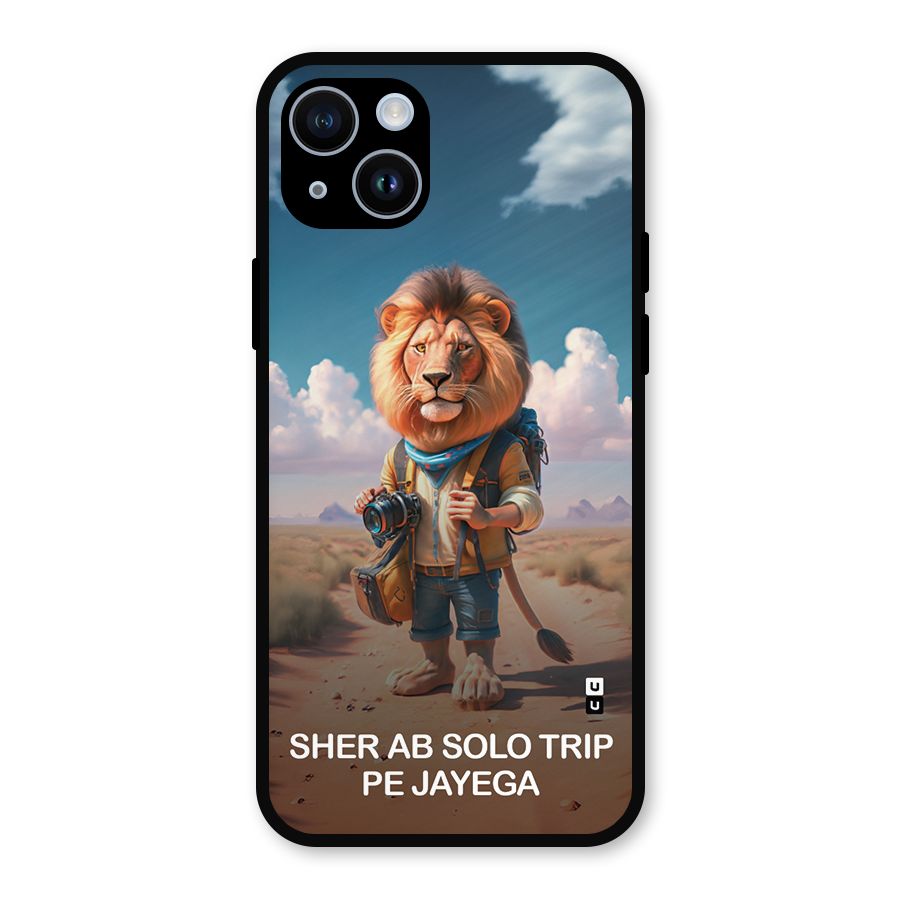 Sher Solo Trip Metal Back Case for iPhone 14