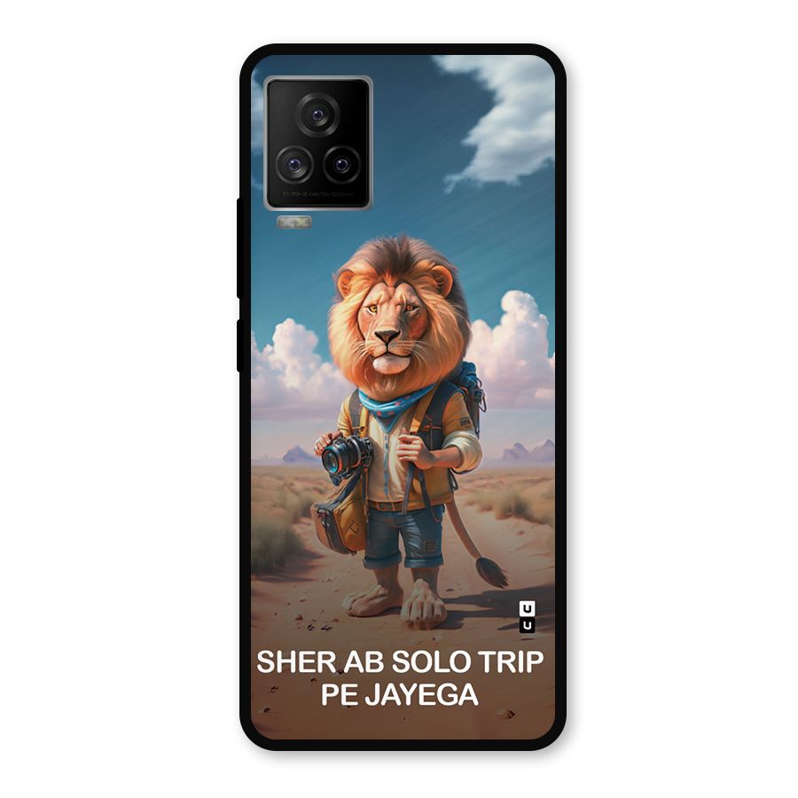 Sher Solo Trip Metal Back Case for iQOO 7 Legend 5G