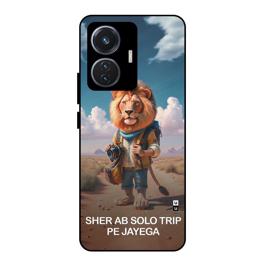 Sher Solo Trip Metal Back Case for iQOO Z6 44W