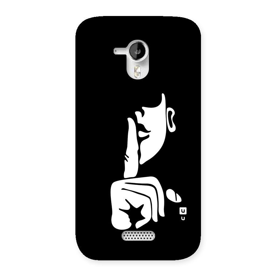 Shhh Art Back Case for Canvas HD A116