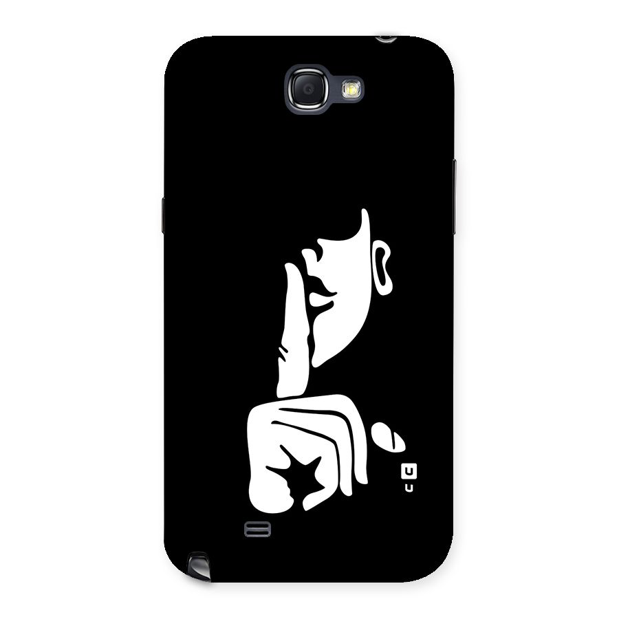 Shhh Art Back Case for Galaxy Note 2