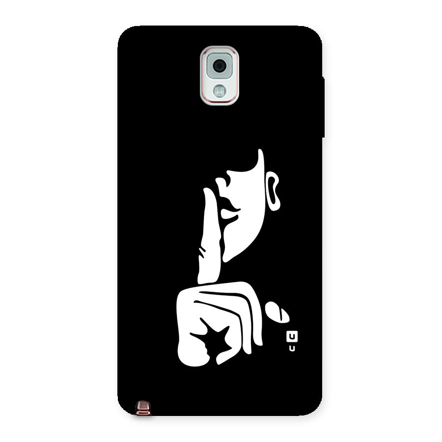 Shhh Art Back Case for Galaxy Note 3