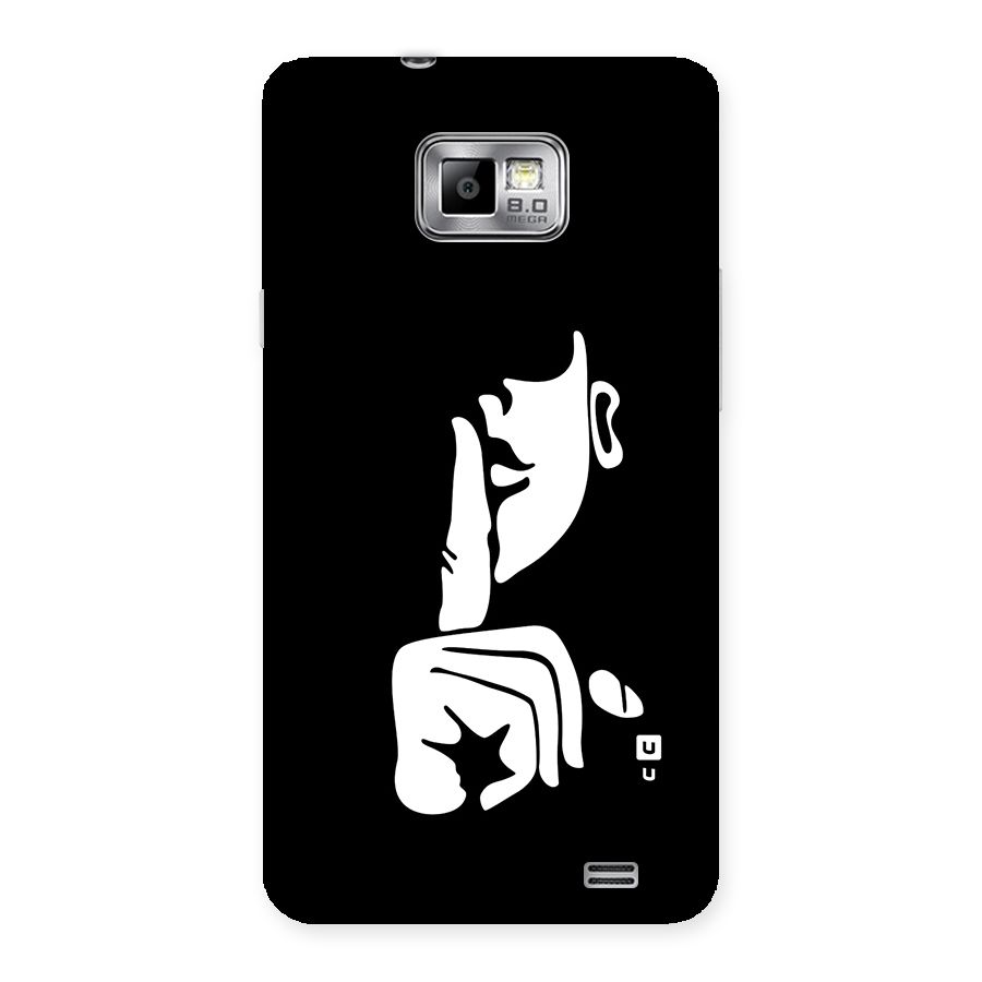 Shhh Art Back Case for Galaxy S2