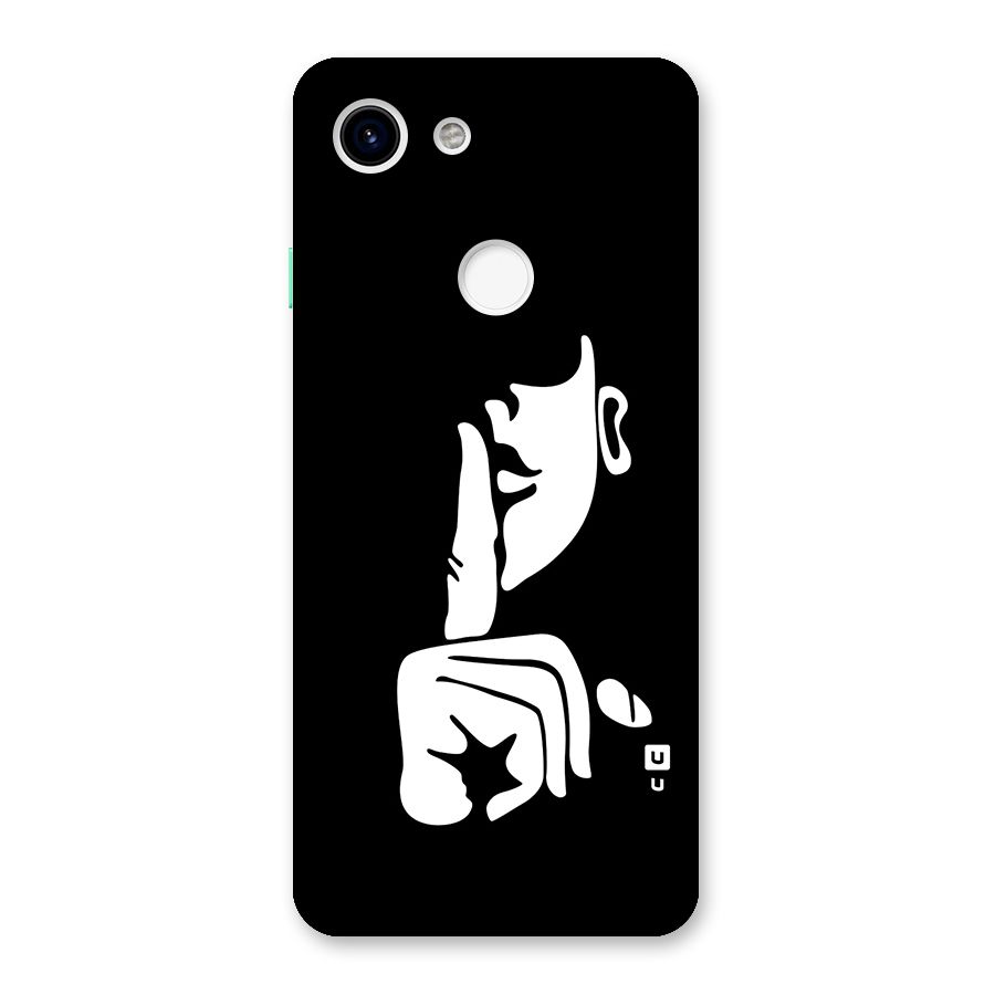 Shhh Art Back Case for Google Pixel 3