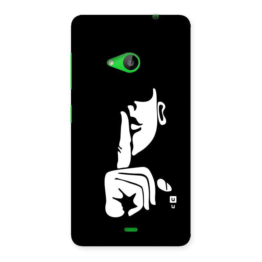 Shhh Art Back Case for Lumia 535