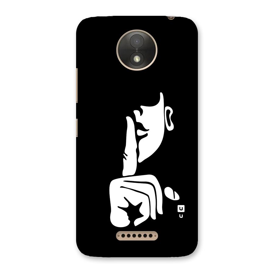 Shhh Art Back Case for Moto C Plus