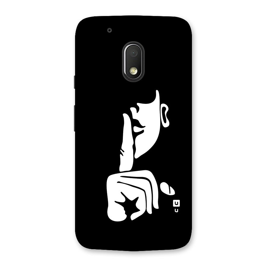 Shhh Art Back Case for Moto G4 Play