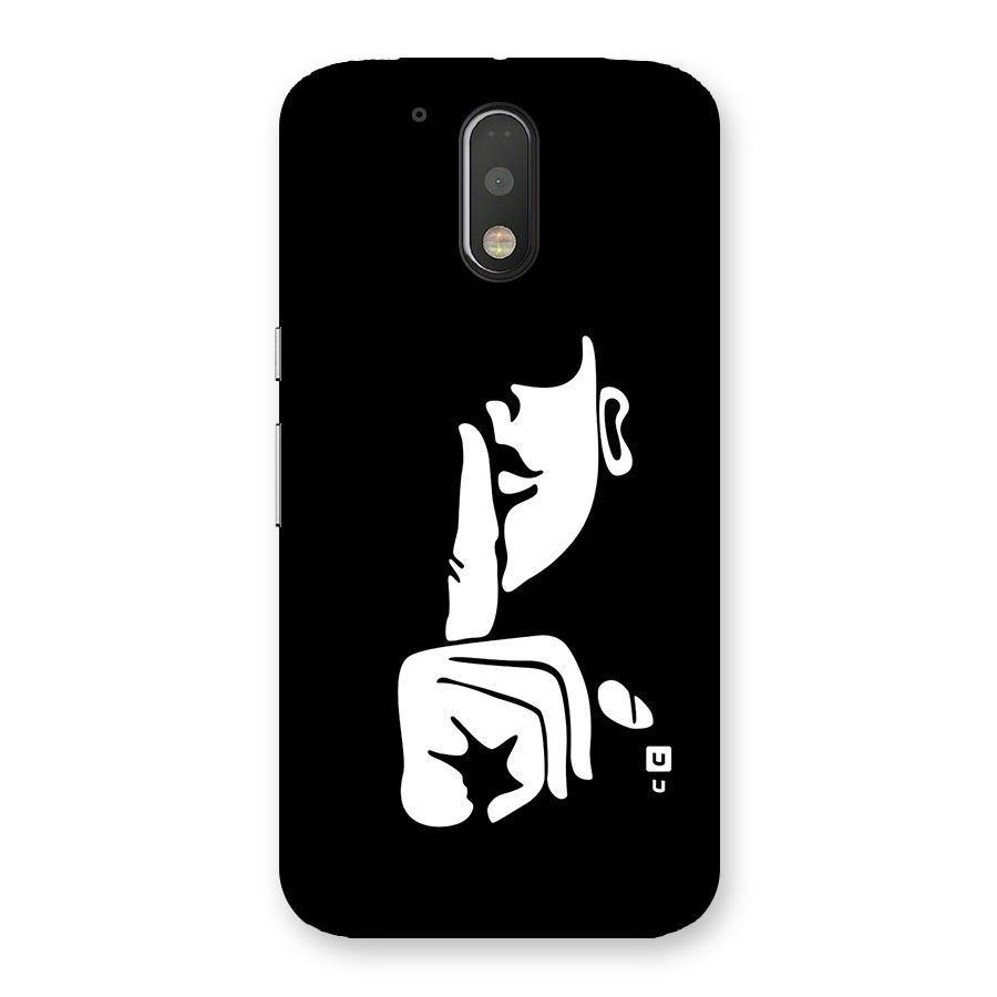 Shhh Art Back Case for Moto G4 Plus