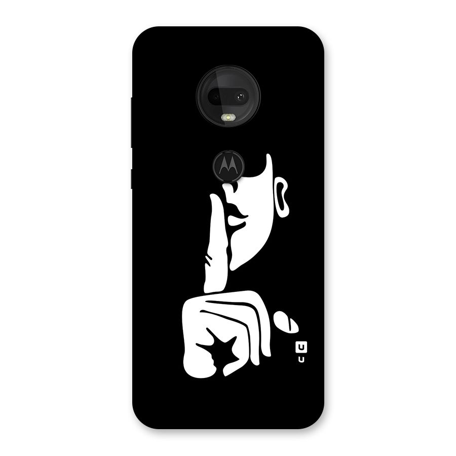 Shhh Art Back Case for Moto G7