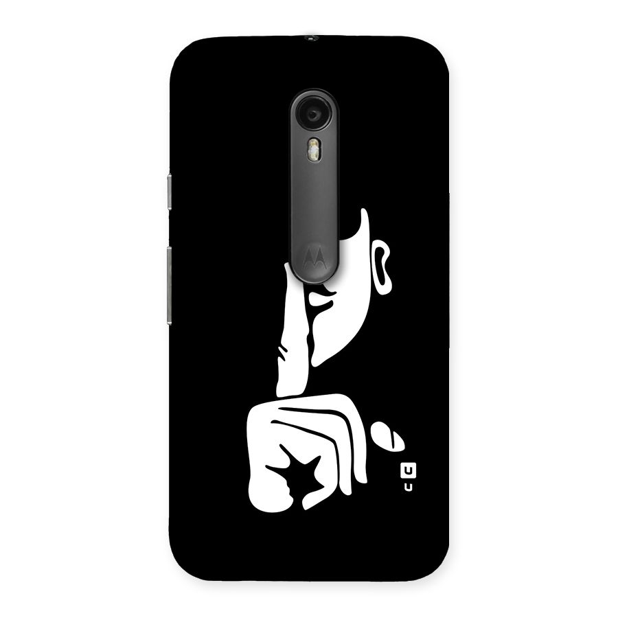 Shhh Art Back Case for Moto G Turbo