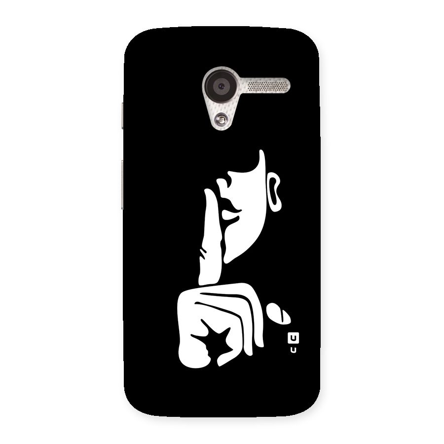 Shhh Art Back Case for Moto X