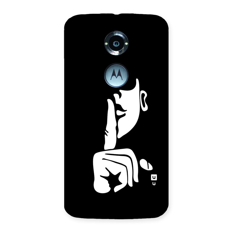 Shhh Art Back Case for Moto X2
