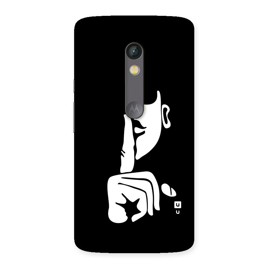 Shhh Art Back Case for Moto X Play