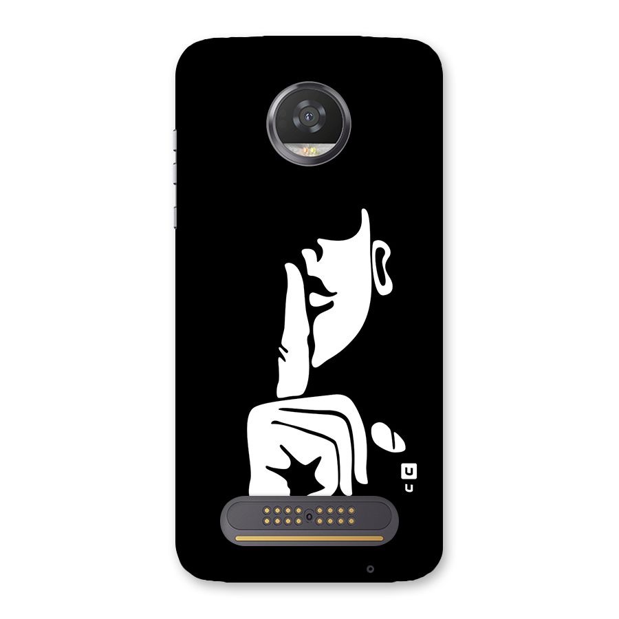 Shhh Art Back Case for Moto Z2 Play
