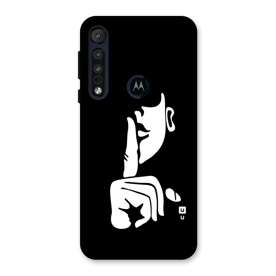 Shhh Art Back Case for Motorola One Macro