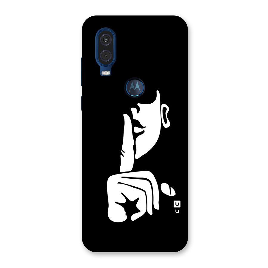 Shhh Art Back Case for Motorola One Vision