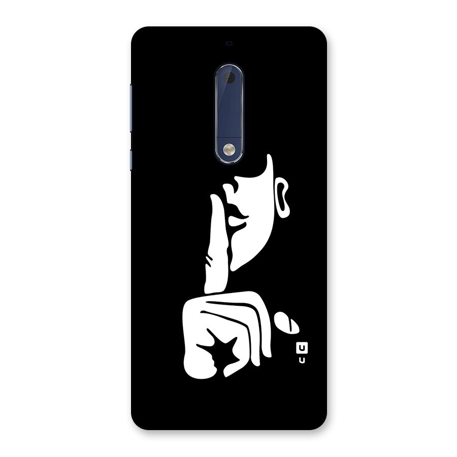 Shhh Art Back Case for Nokia 5