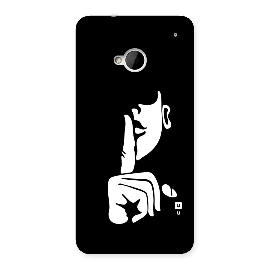 Shhh Art Back Case for One M7 (Single Sim)