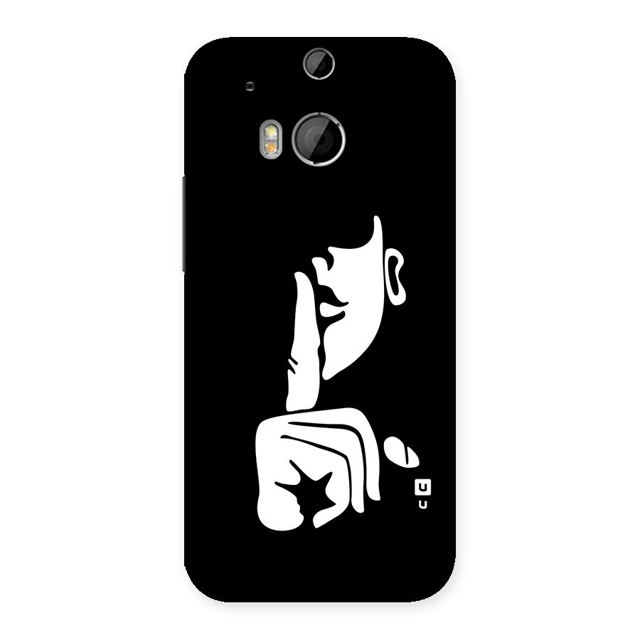 Shhh Art Back Case for One M8