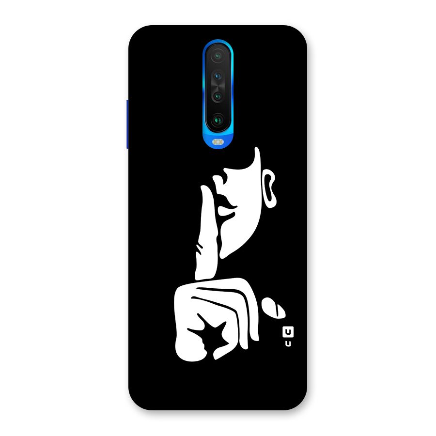 Shhh Art Back Case for Poco X2
