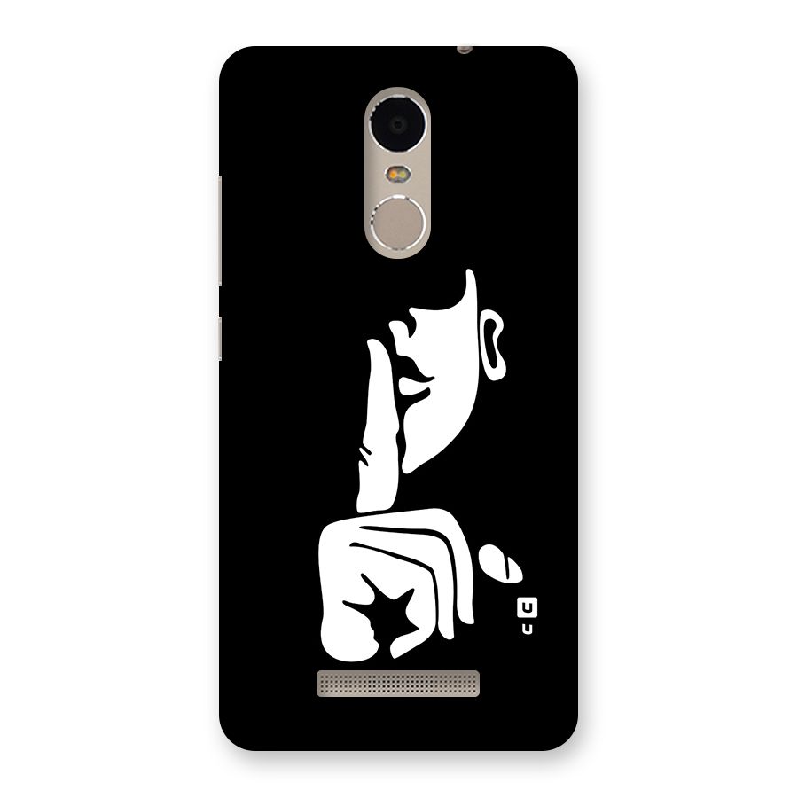 Shhh Art Back Case for Redmi Note 3