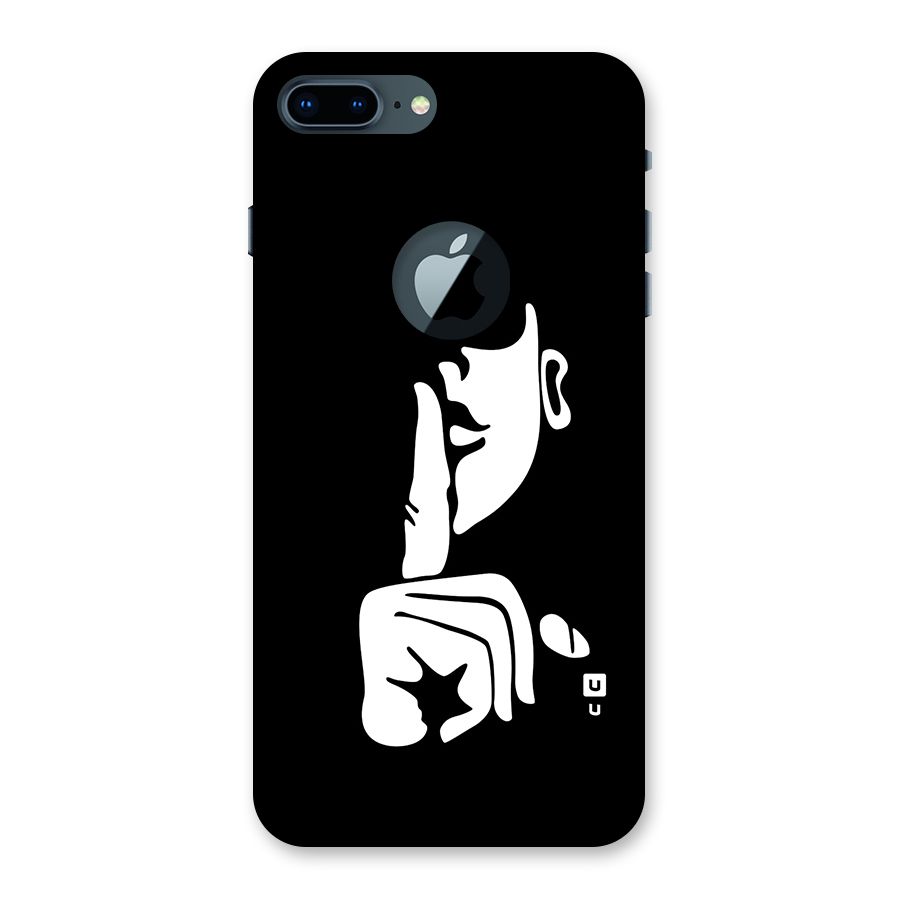 Shhh Art Back Case for iPhone 7 Plus Logo Cut