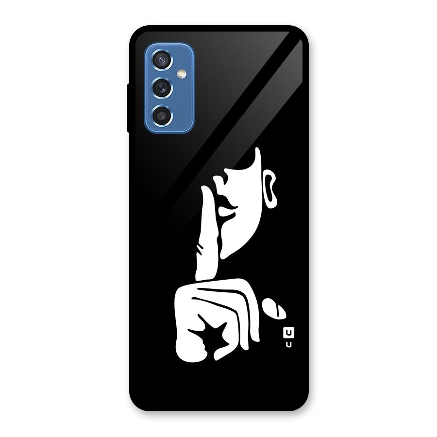 Shhh Art Glass Back Case for Galaxy M52 5G