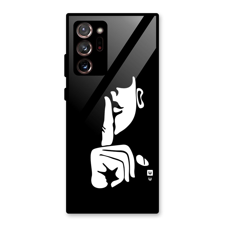 Shhh Art Glass Back Case for Galaxy Note 20 Ultra 5G