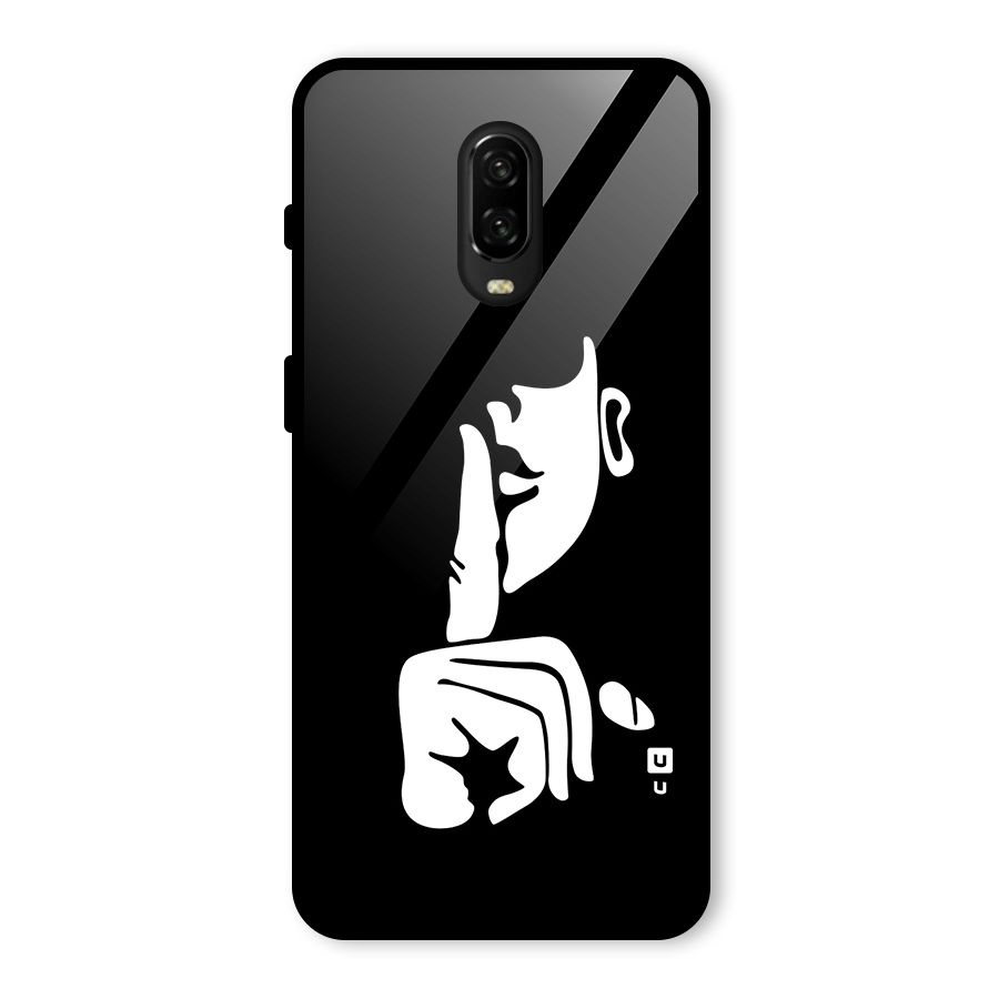 Shhh Art Glass Back Case for OnePlus 6T