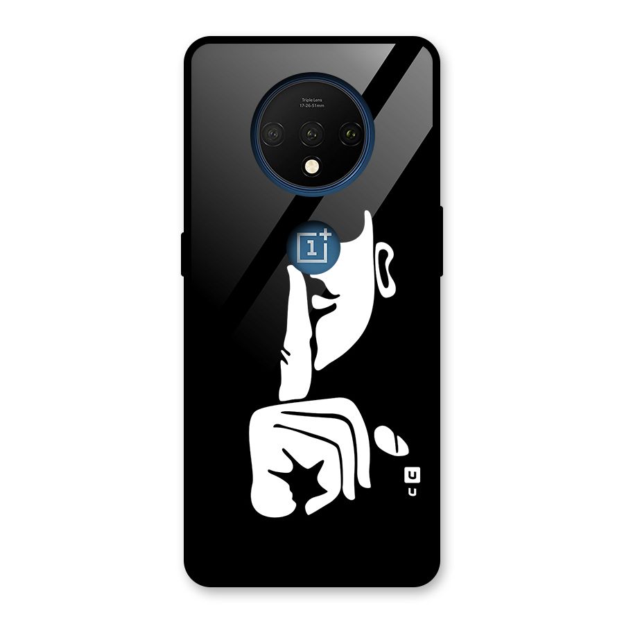 Shhh Art Glass Back Case for OnePlus 7T