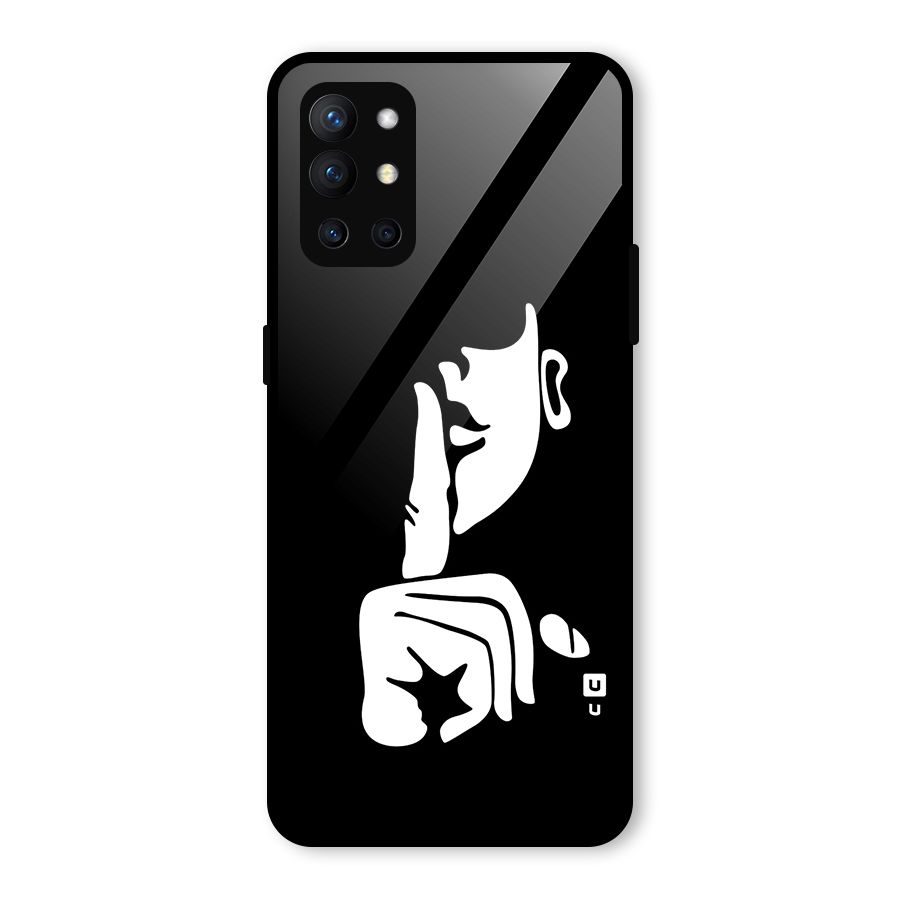 Shhh Art Glass Back Case for OnePlus 9R
