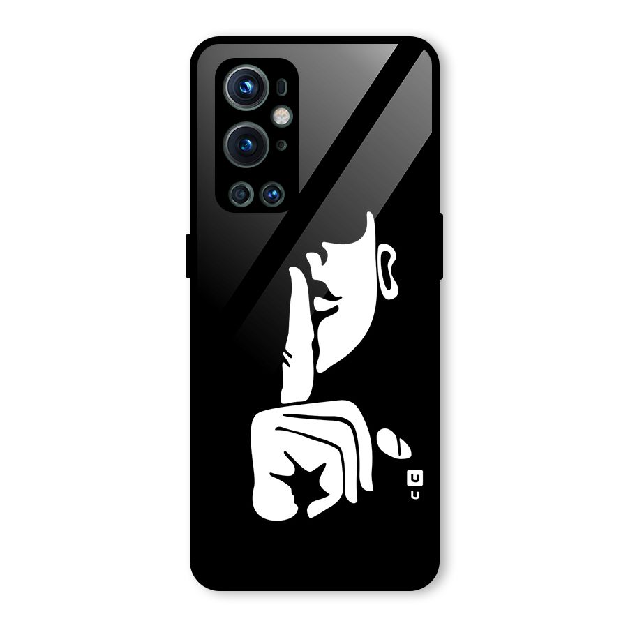 Shhh Art Glass Back Case for OnePlus 9 Pro
