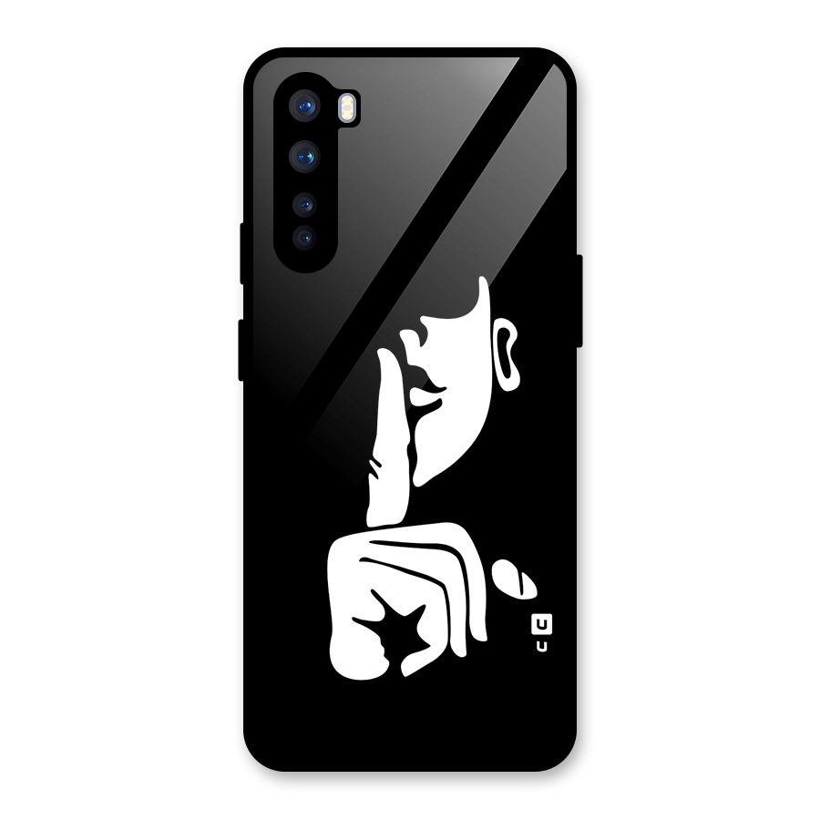 Shhh Art Glass Back Case for OnePlus Nord