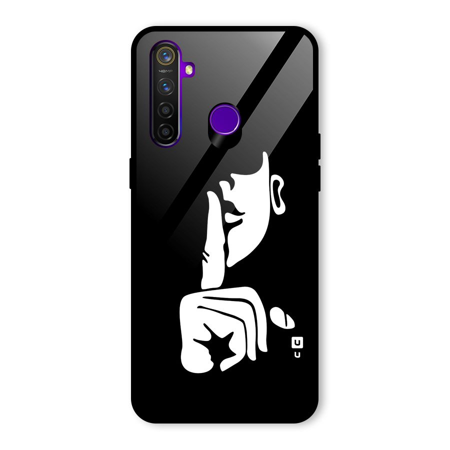 Shhh Art Glass Back Case for Realme 5 Pro