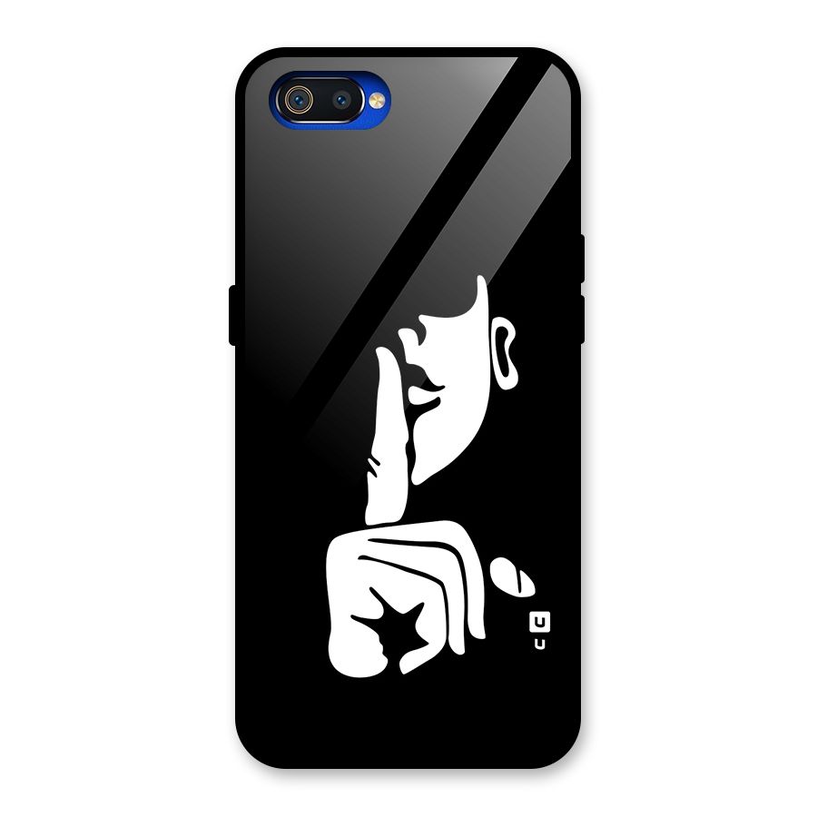 Shhh Art Glass Back Case for Realme C2