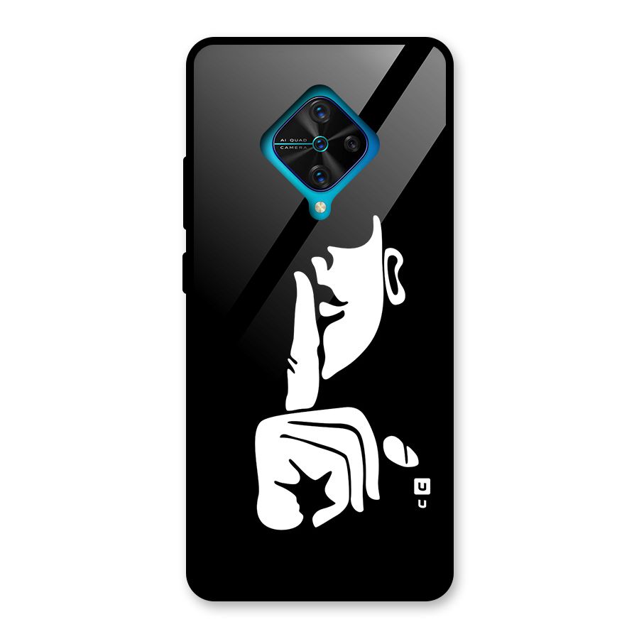 Shhh Art Glass Back Case for Vivo S1 Pro