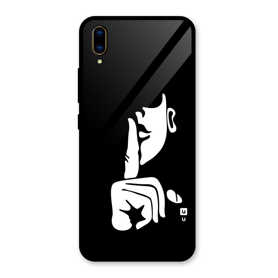 Shhh Art Glass Back Case for Vivo V11 Pro