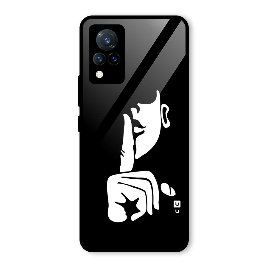 Shhh Art Glass Back Case for Vivo V21 5G